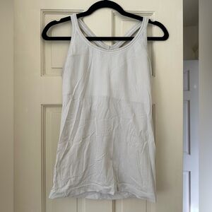 Lululemon white ribbed modal tank top!
